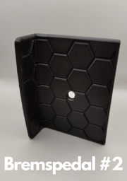 VRS Pedalplatten mit Fußstütze / Abrutschschutz